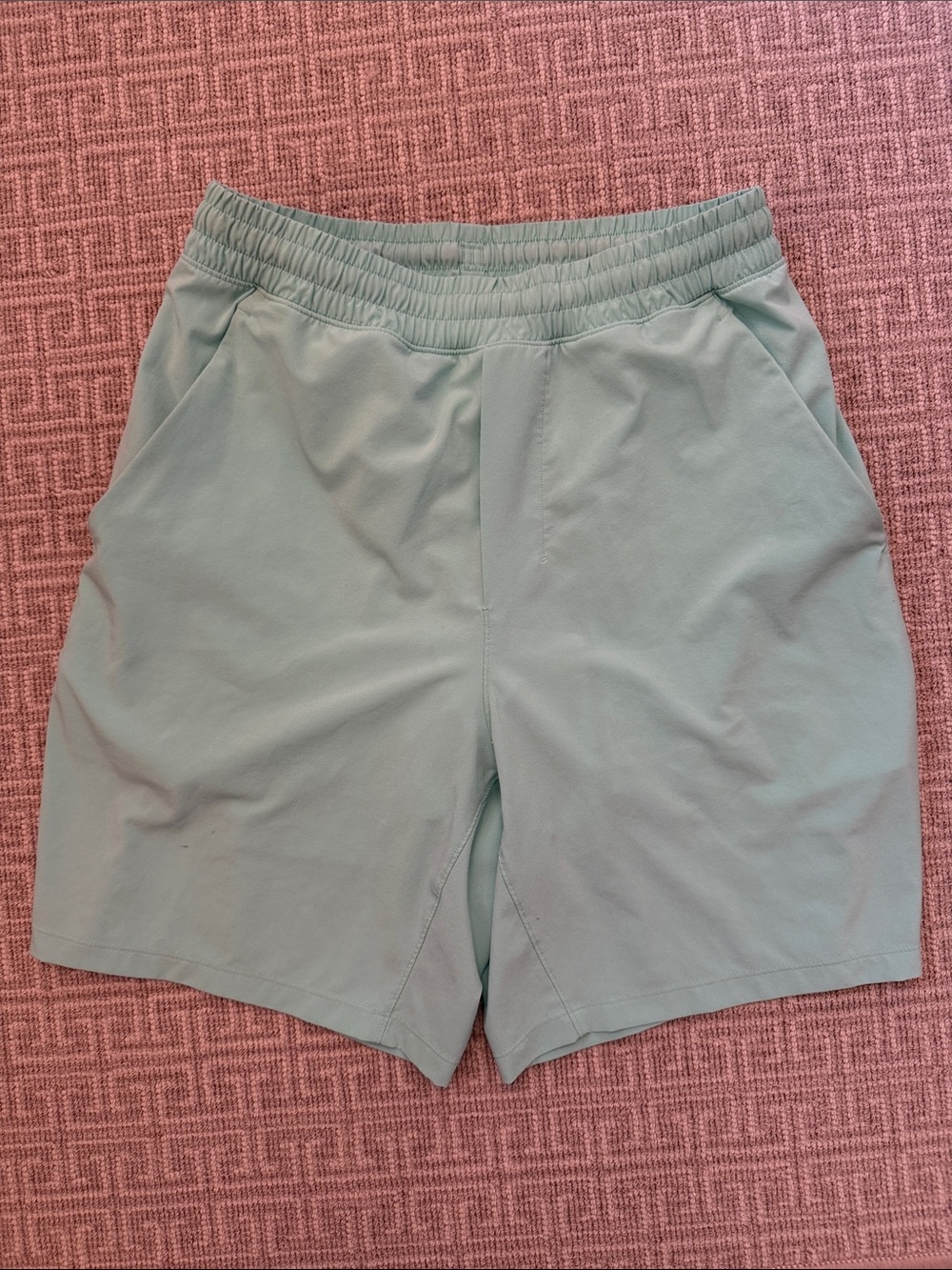 lululemon athletica Mint Green Athletic Pace Breaker Shorts